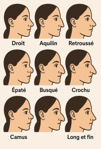 Quels sont les différents types de nez